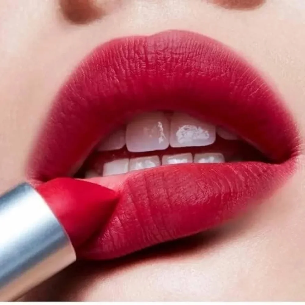 MAC Cosmetics Powder Kiss Lipstick Shocking Relevation Red Mini NWOB